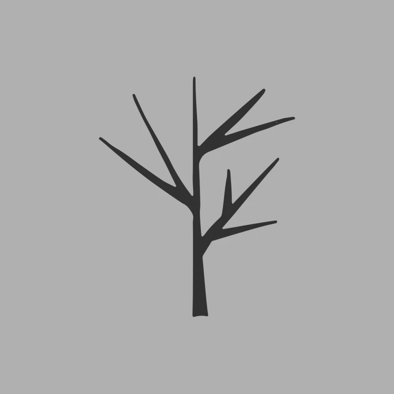 Silhouette d'arbre simple Homme Débardeur