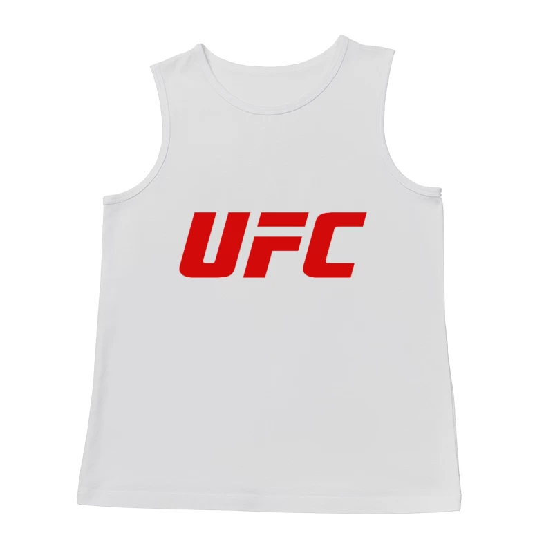 UFC (Ultimate Fighting Championship) Official Red Logo Male Tank Top