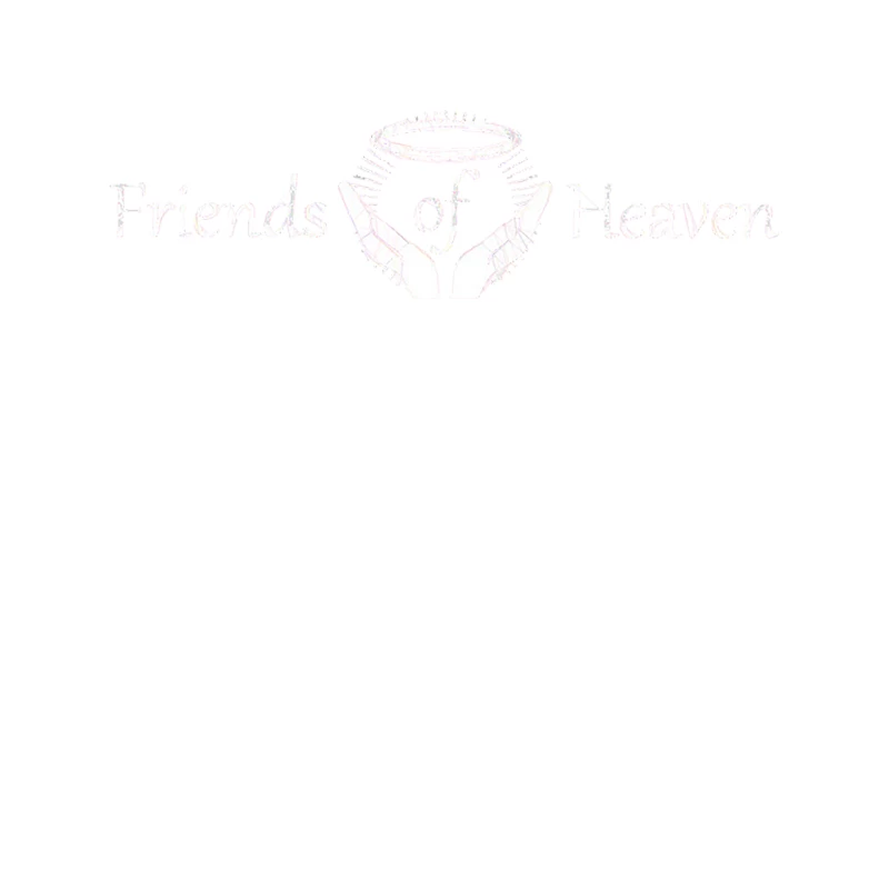 Faded Handwritten Text: Friends of Heaven Tapestry