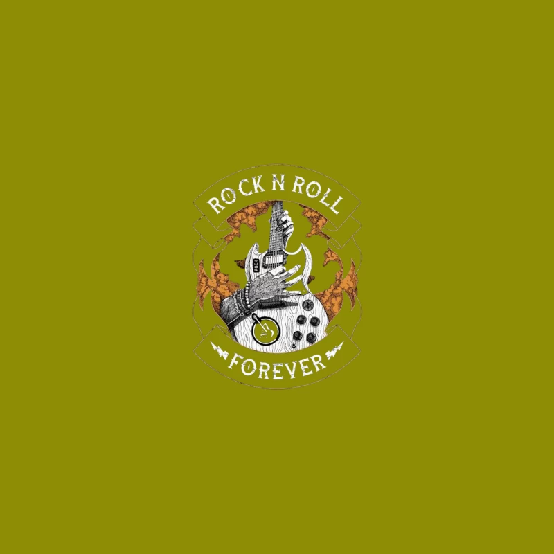 Rock N Roll Forever Graphic Design Coffee Mug