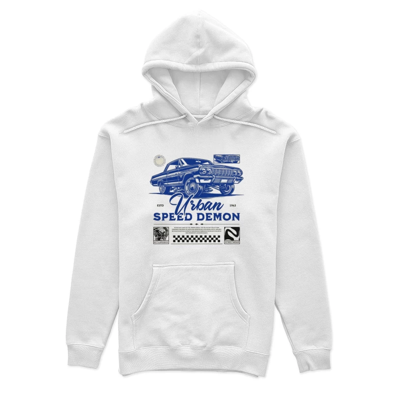 Urbaner Geschwindigkeitsdämon Auto Design Damen Pullover Hoodie