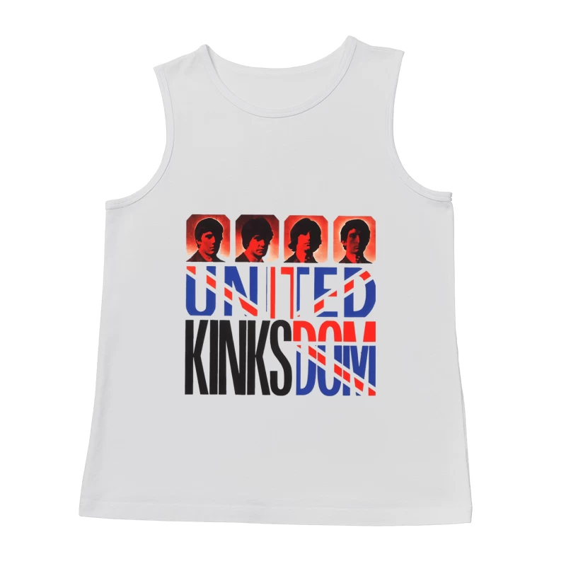 The Kinks United Kingdom Pop Art Album Cover Design Male Tank Top