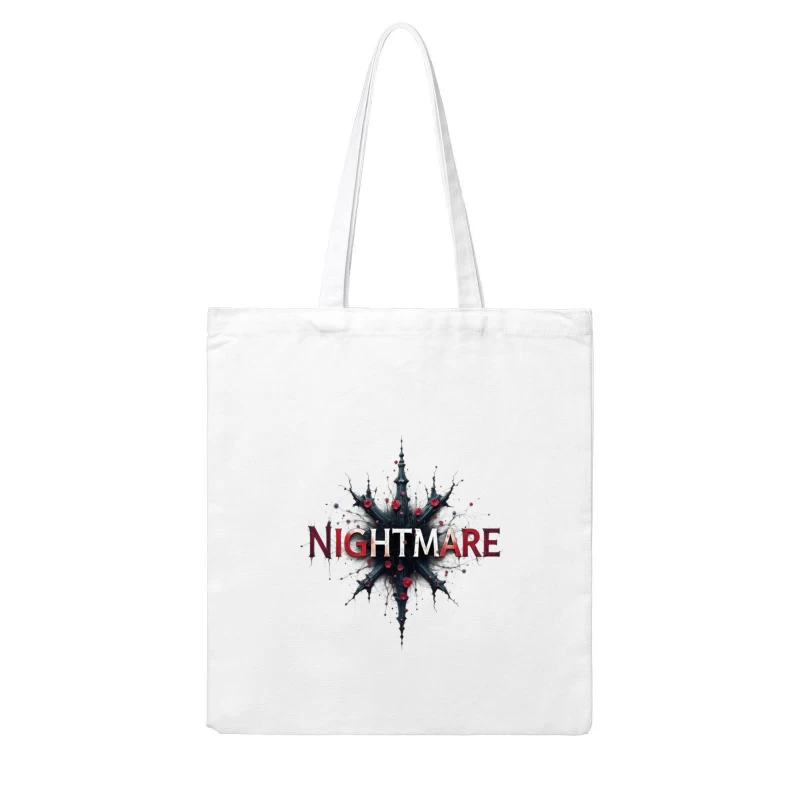 Nightmare Horror Graphic Design Cotton Tote Bag