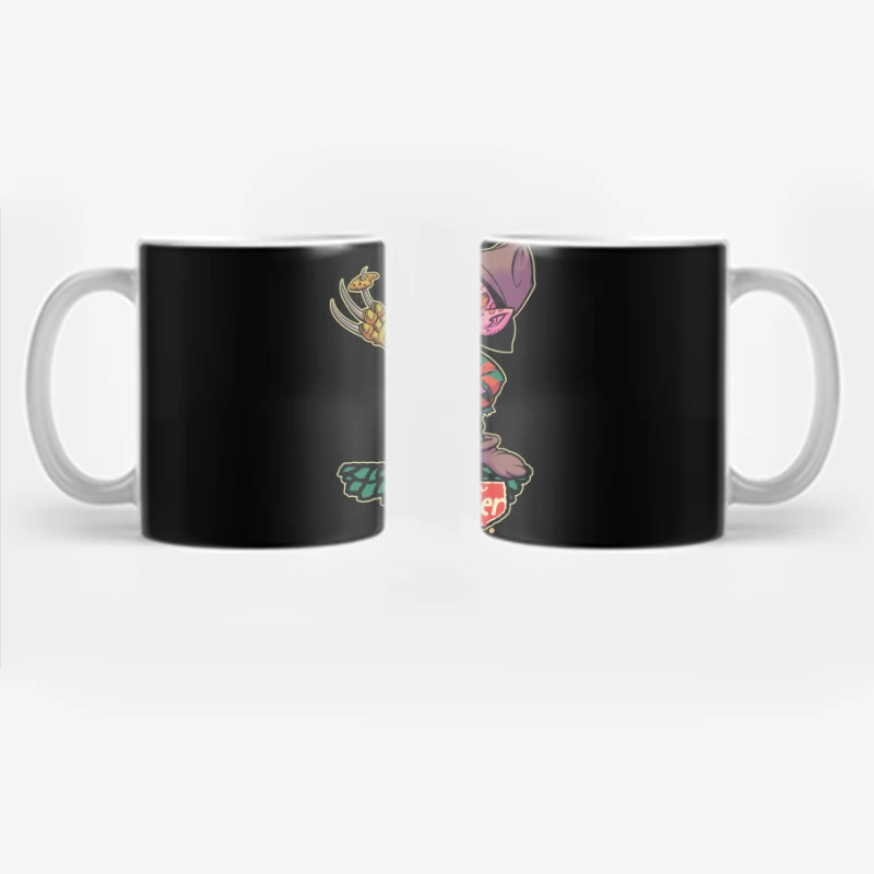 Freddy Keebler: A Whimsical Horror Parody Coffee Mug