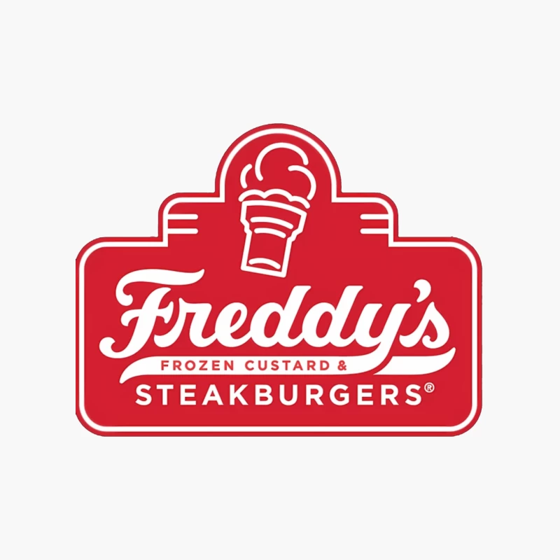 Freddy's Frozen Custard & Steakburgers Restaurant Logo Cotton Tote Bag