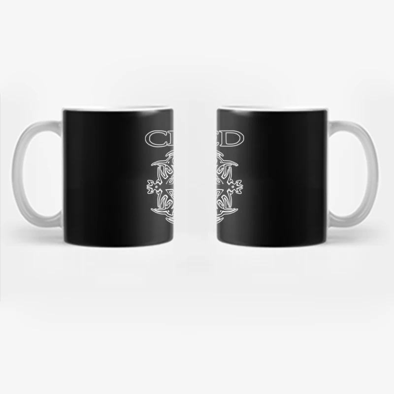 Creed Band Logo with Tribal Gothic Design Coffee Mug