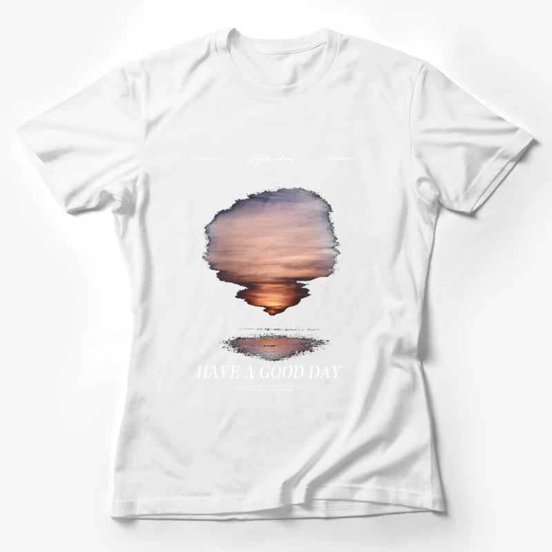Sonnenuntergang am Meer: Kunstvolle Natur Damen T-Shirt