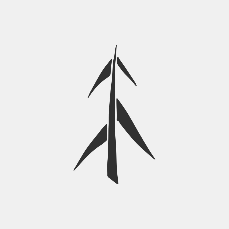 Symbole moderne et abstrait Homme Débardeur