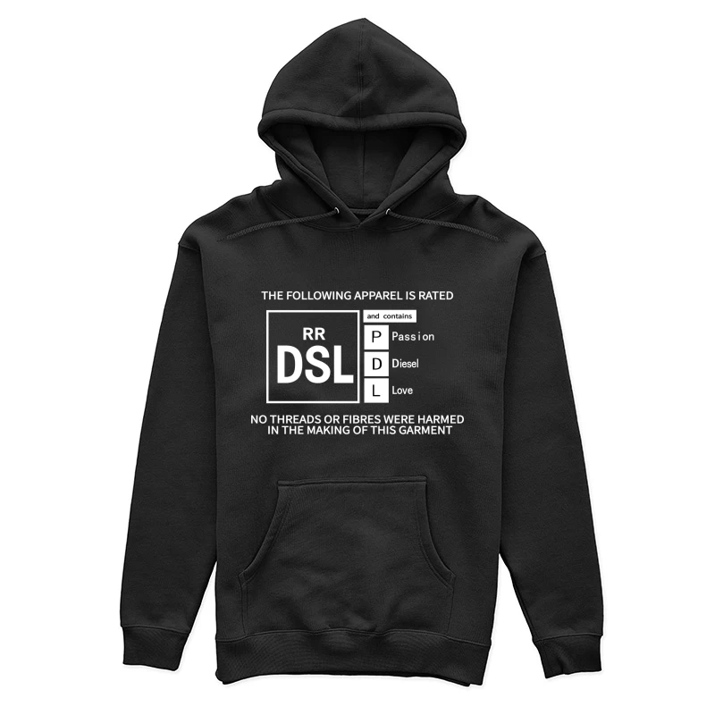 Modeetikett mit humorvollen Elementen Damen Pullover Hoodie