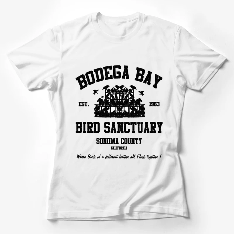 BODEGA BAY BIRD SANCTUARY 2 Female T-Shirt