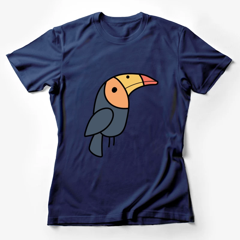 Image d'un toucan stylisé Femme T-Shirt