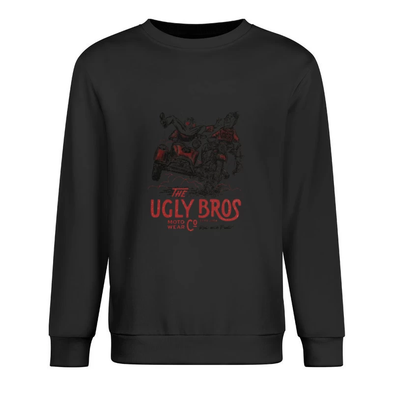 Motorrad-Abenteuer mit Ugly Bros Herren Pullover Sweatshirt