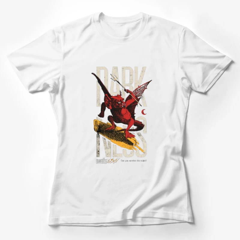 Dark Souls Red Demon Fantasy Gaming Art Female T-Shirt