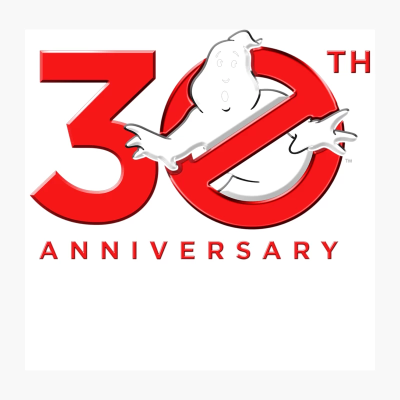 30th Anniversary Ghostbuster Throw Pillow