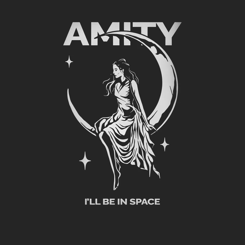 The Amity Affliction I'll Be In Space Female Pullover Sweatshirt