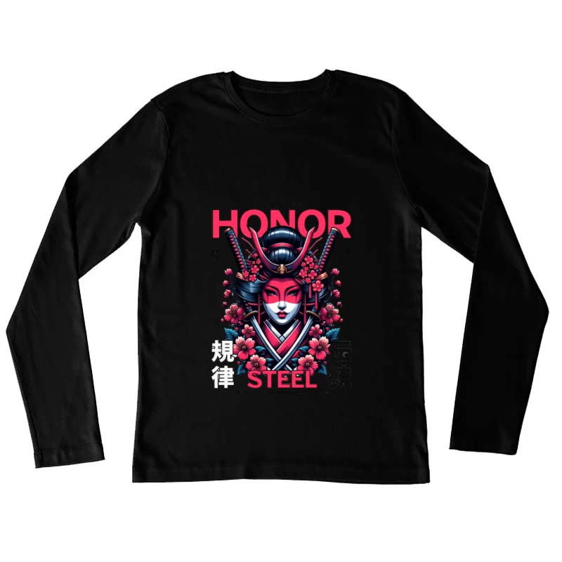 Honneur et Acier des Samouraïs Femme Manches Longues T-Shirt