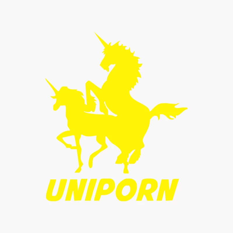 Uniporn Funny t Unicorn comic porn horse myth ride canter animal Cotton Tote Bag