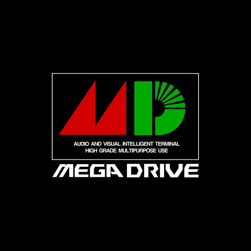 Mega Drive MDJP Logo Pin