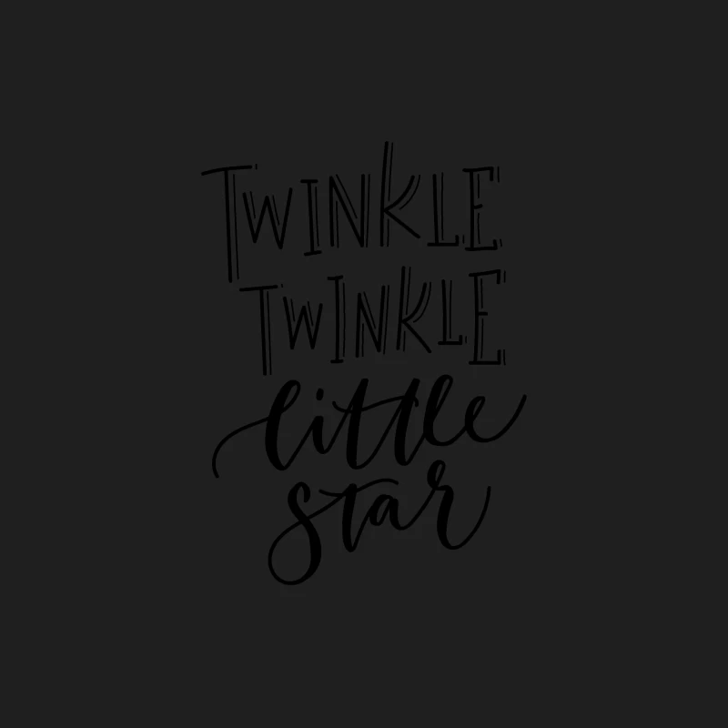 Texte artistique inspiré de Twinkle Twinkle Little Star Homme Débardeur