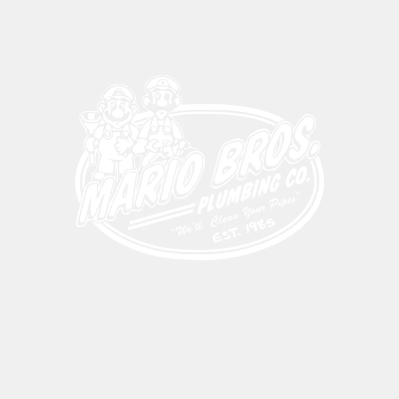 Super Mario Plumbing Co Male Tank Top