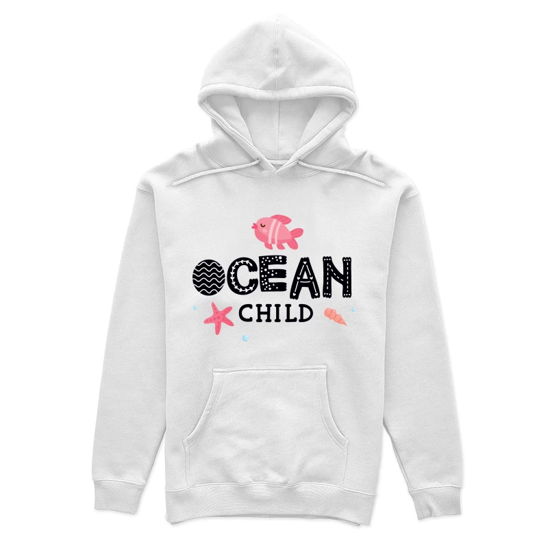 Enfant de l'océan avec motifs marins Femme Sweat à capuche