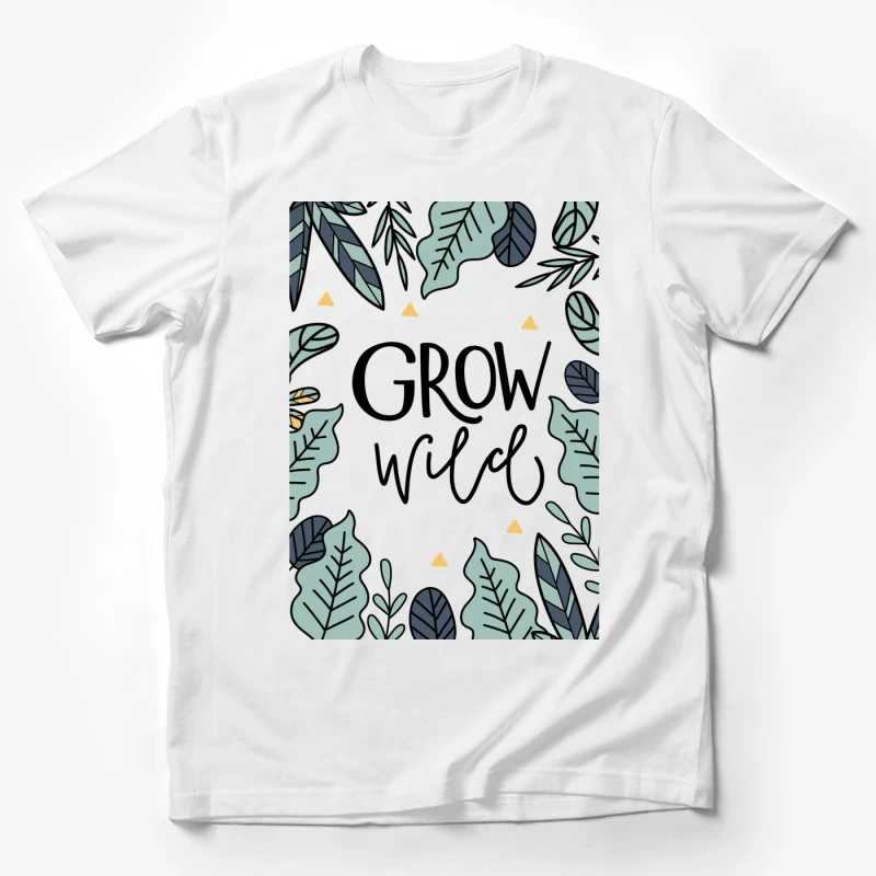 Affiche Botanique: Grandir Sauvage Homme T-Shirt