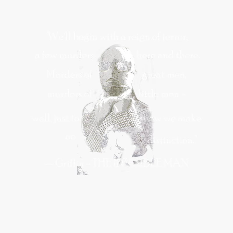 The Invisible Man Quote Cotton Tote Bag