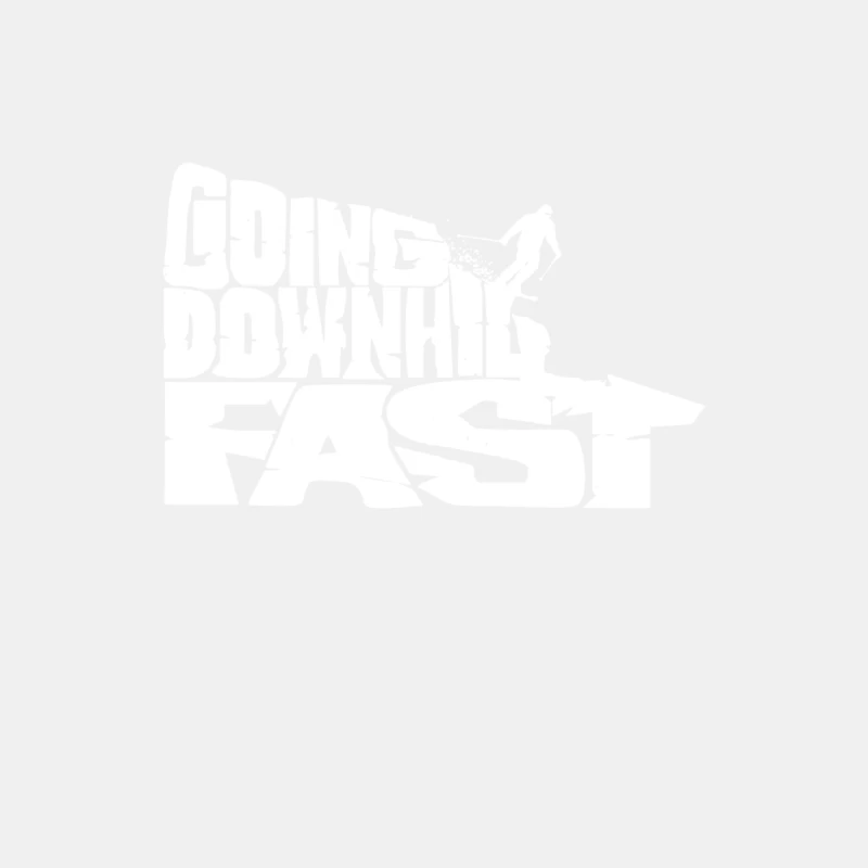 Going Downhill Fast Skiing Male Tank Top