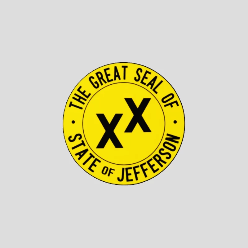 Great Seal of the State of Jefferson Tapestry