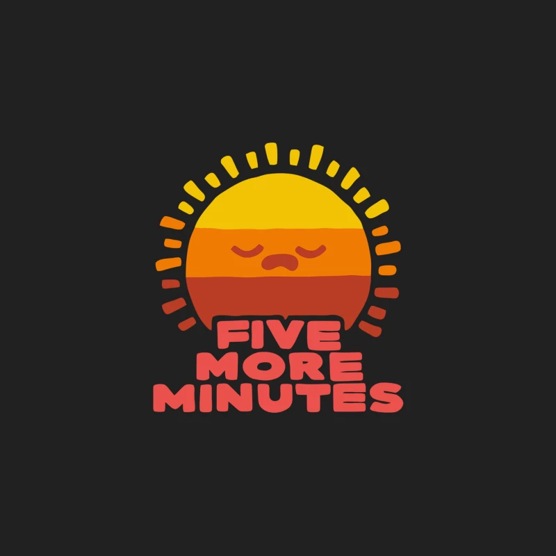 Sleepy Sun Asks for Five More Minutes Bucket Hat