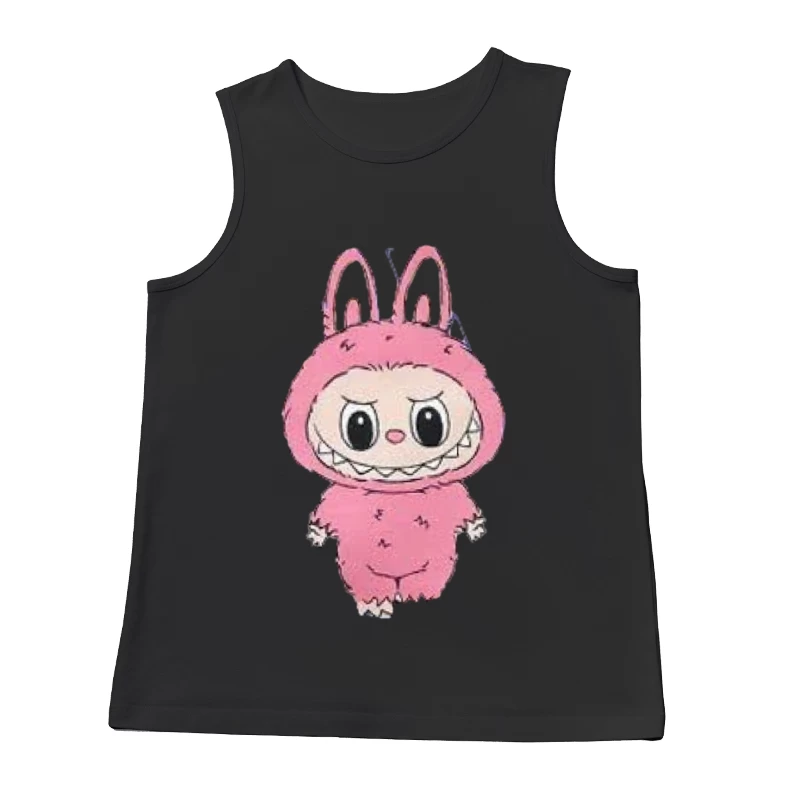 Niedliches rosa Monsterkostüm Herren Tanktops