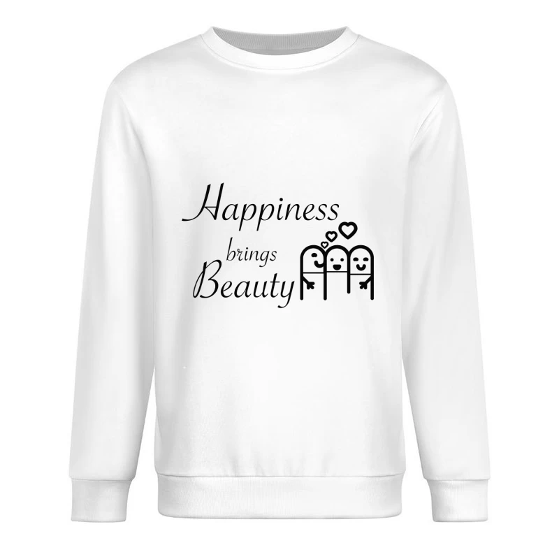 Bonheur et Beauté Homme Sweat-shirt à enfiler