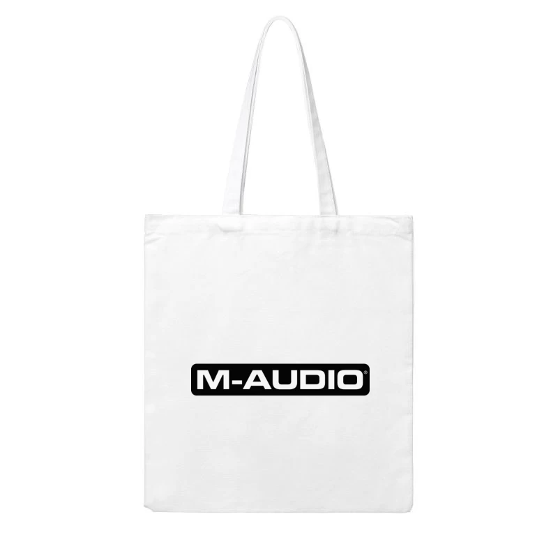 M-Audio Professional Audio Equipment Brand Logo Cotton Tote Bag