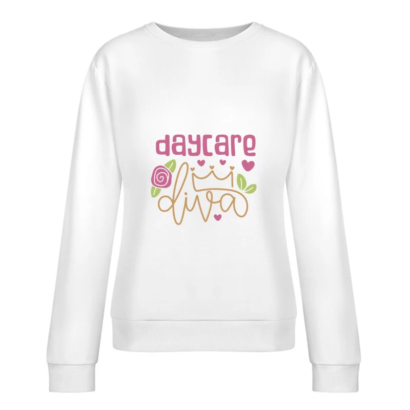 Élégance de la Garderie Femme Sweat-shirt à enfiler