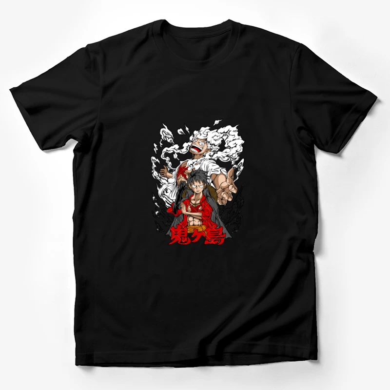 Anime Charaktere mit Energieaura Herren T-Shirt