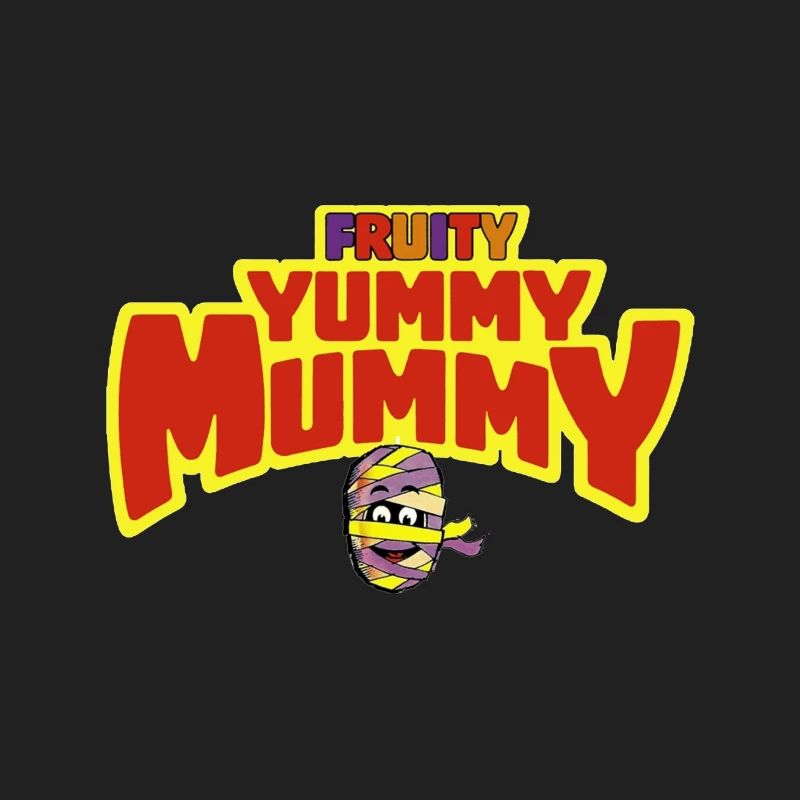 Fruity Yummy Mummy Cartoon Character Logo Bucket Hat