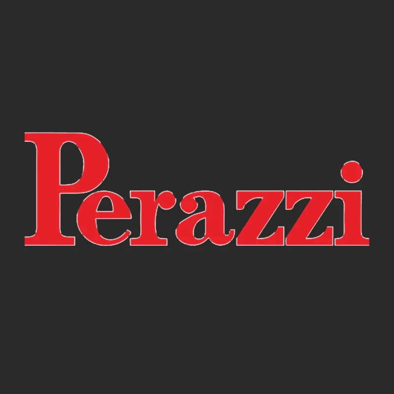 Perazzi Red Logo Typography Baseball Cap