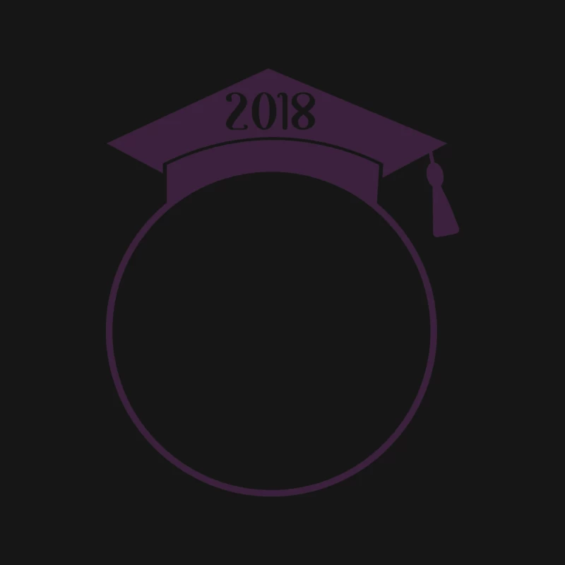 Cadre de diplômé 2018 Homme Manches Longues T-Shirt