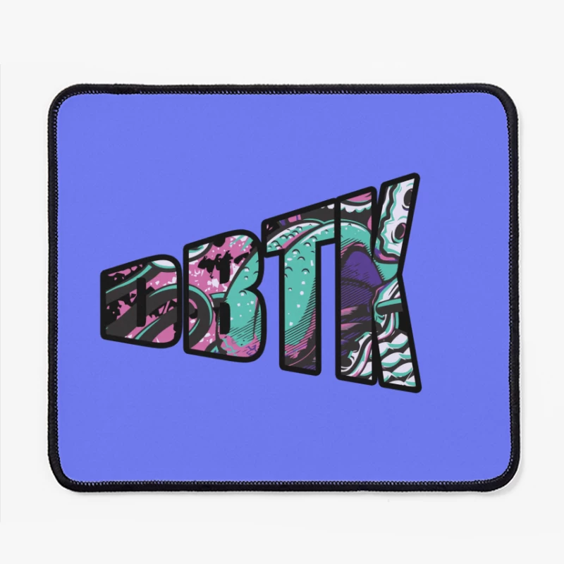 Vibrant Abstract Logo Design Mouse Pad