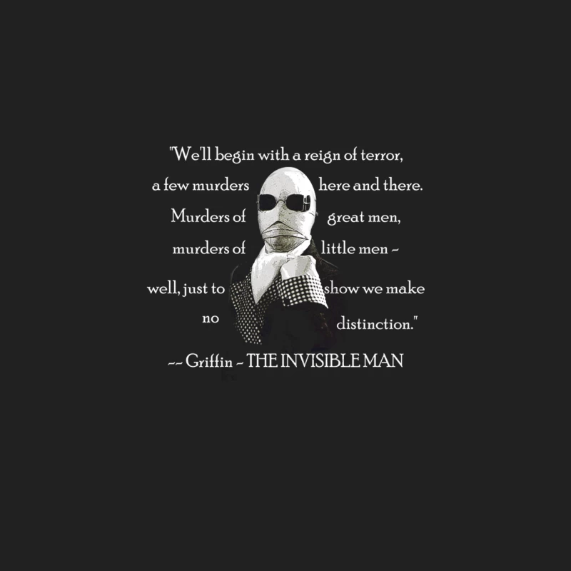 The Invisible Man Quote Bucket Hat