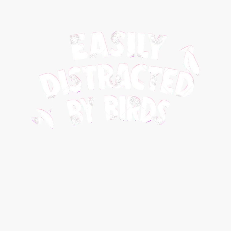 Easily Distracted by Birds Cotton Tote Bag