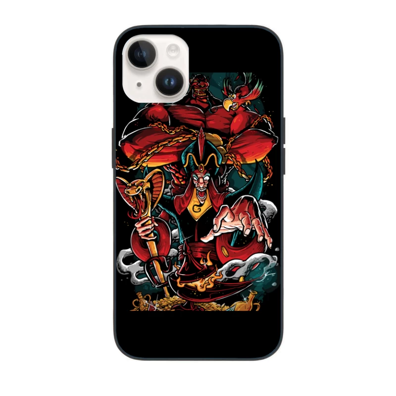 Animated Fantasy Villains iPhone Case