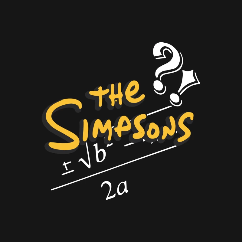 Simpsons-Mathematik-Rätsel Herren T-Shirt