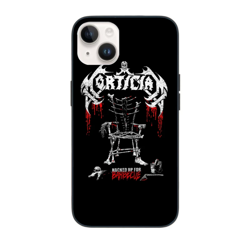 Mortician Hacked Up For Barbeque iPhone Case