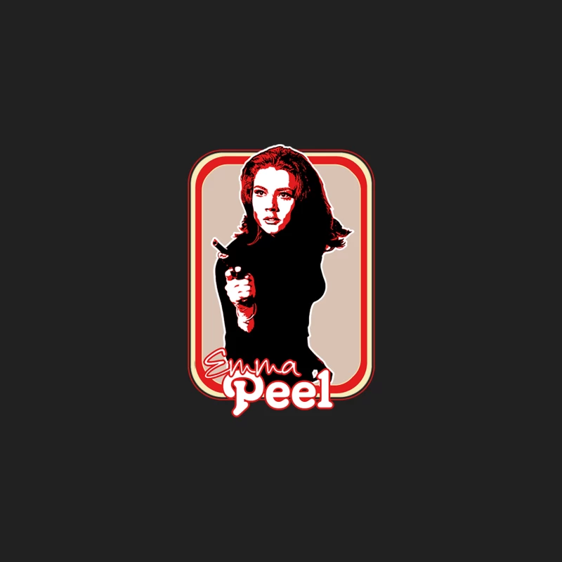 Emma Peel  Retro 60s Fan Art Design Bucket Hat
