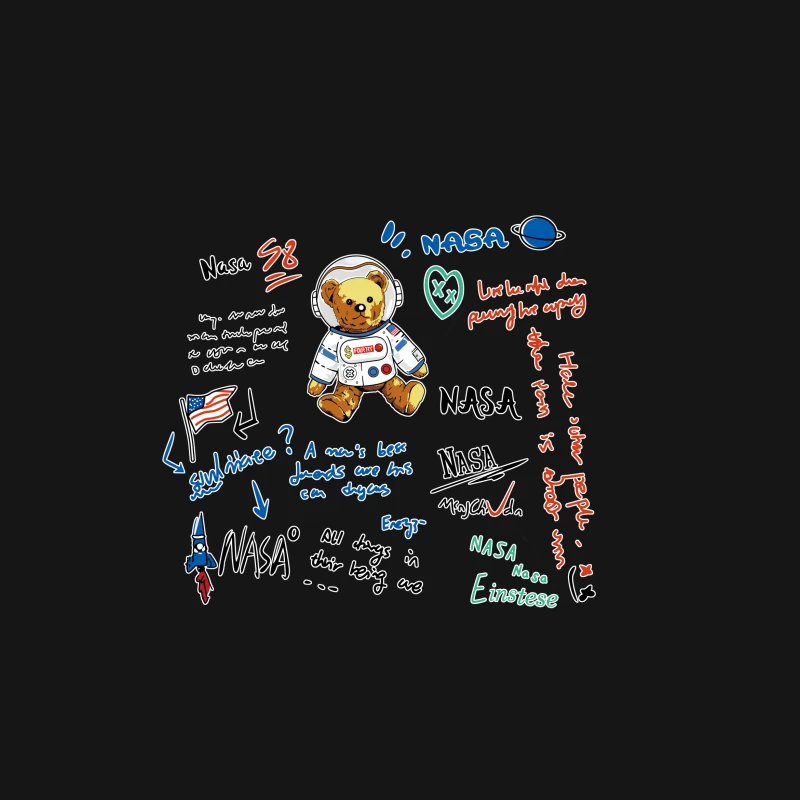 NASA-Teddy in Raumanzug Damen T-Shirt