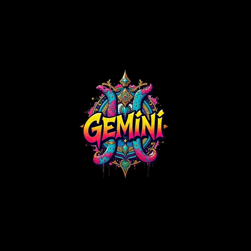 Gemini Zodiac Art Desk Mat