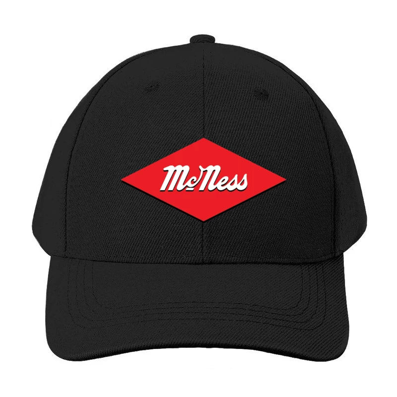 Vintage McNess Diamond Logo in Red and White Baseball Cap