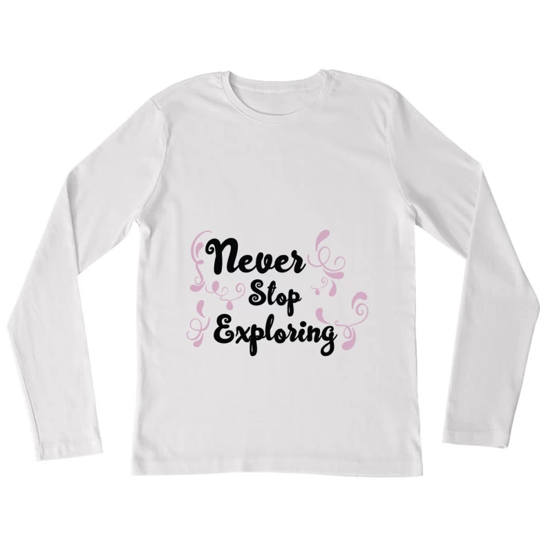 Inspirations de l'exploration Femme Manches Longues T-Shirt