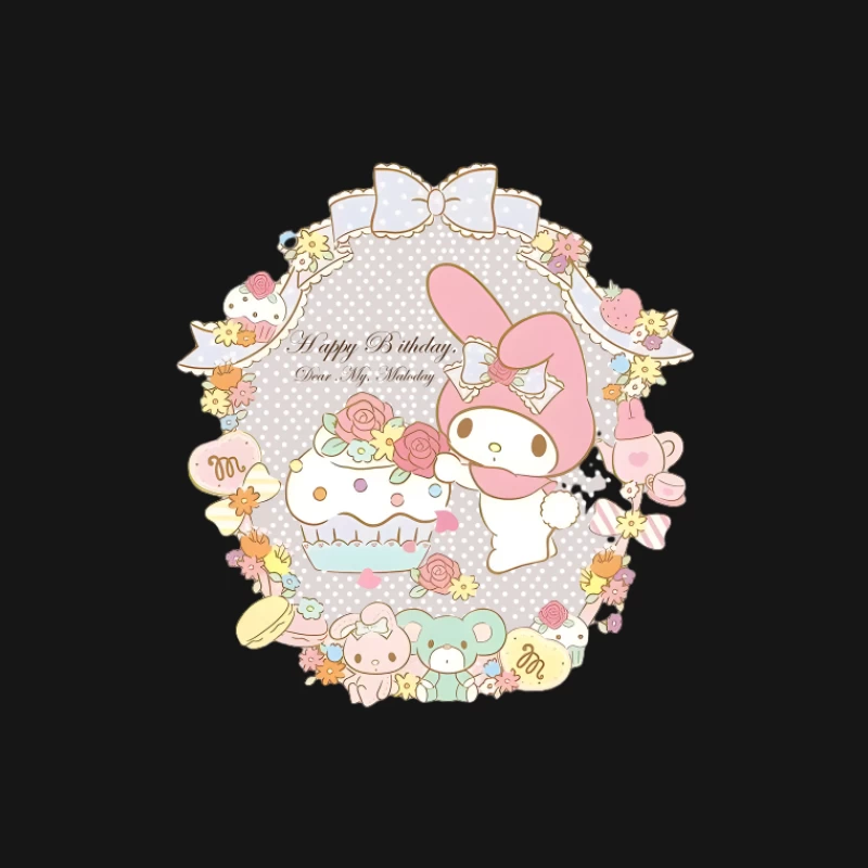 Fête d'anniversaire mignonne avec My Melody Femme T-Shirt
